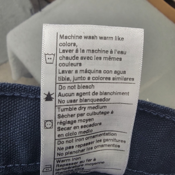 NWT Carhartt Loose Original Fit Washed Duck Work Dungaree Pants Dark Navy 44x32 - Picture 11 of 11